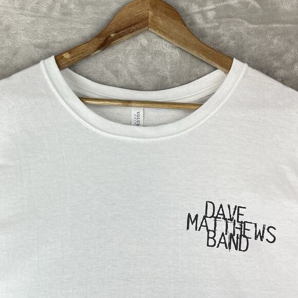 Dave Mathews Band Tour Concert Band Tee Mens 3XL White T-shirt Y2K Music Rock - Picture 4 of 10